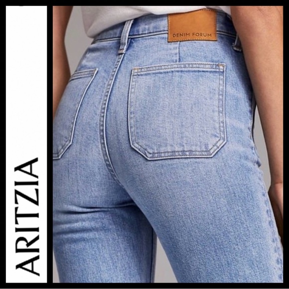 Aritzia Denim Forum The Just Peachy Straight Jeans - Picture 2 of 11